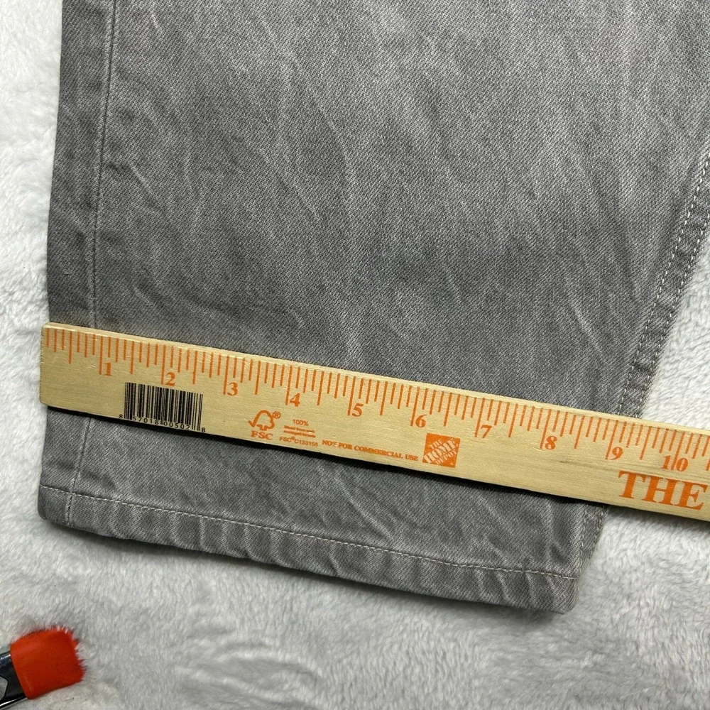 Levi's 501 Jeans Men's Gray Denim Pockets Classic Straight‎ Button Fly - 41X28.5